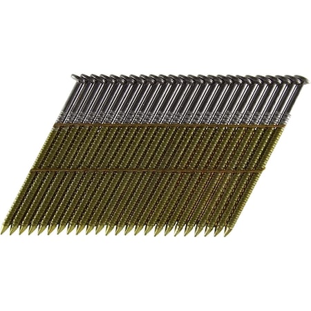 B&C Eagle Collated Framing Nail, 8.5 in L, Hot Dipped Galvanized, Round Head, 28 Degrees, 500 PK A238X113R/28